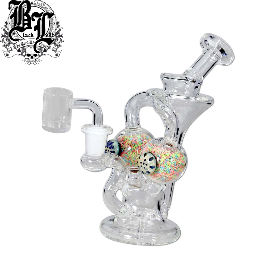 Dab Rig, Black Leaf®, Recycler, Glow